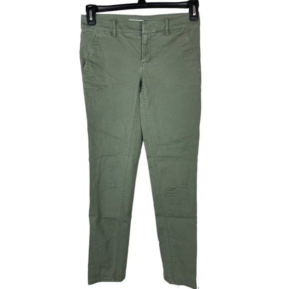 LOFT Pants & Jumpsuits Loft Womens Khaki Green Chino Pants Size